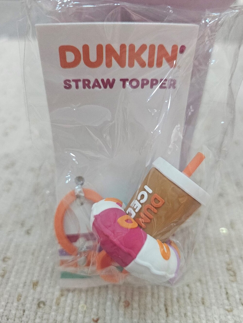 Brand New! Dunkin Donuts Pool Float Straw Topper! 🍩🧋